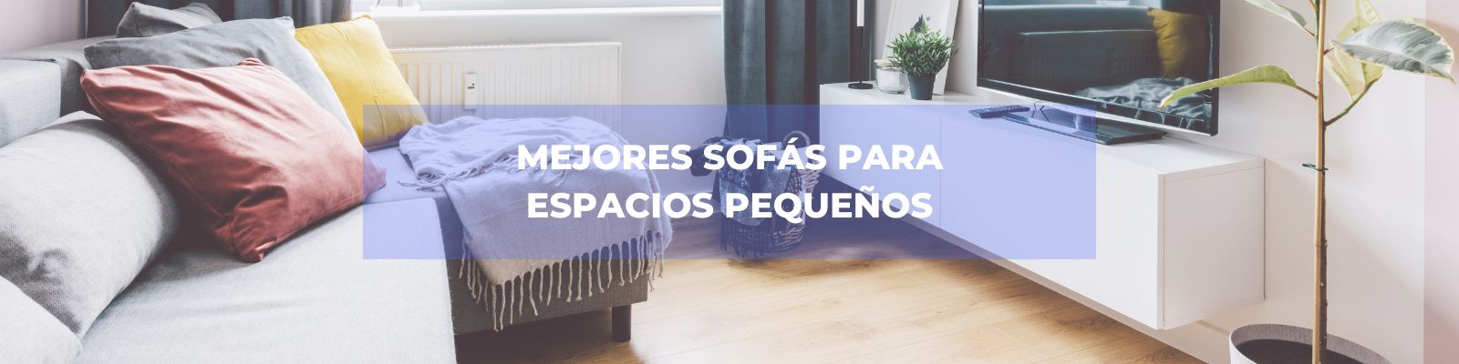 sofás para espacios pequeños